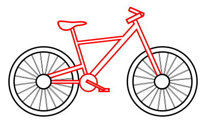 400x250 Drawing A Cartoon Bicycle