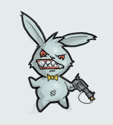 362x400 Critter Cartoon Learn To Draw Cartoon Angry Bunny Rabbit Step By