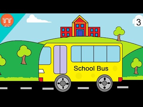 480x360 How To Draw School And Bus In Ms Paint