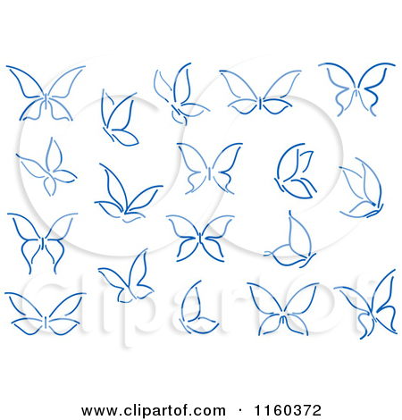 450x470 Simple Butterflies Drawings