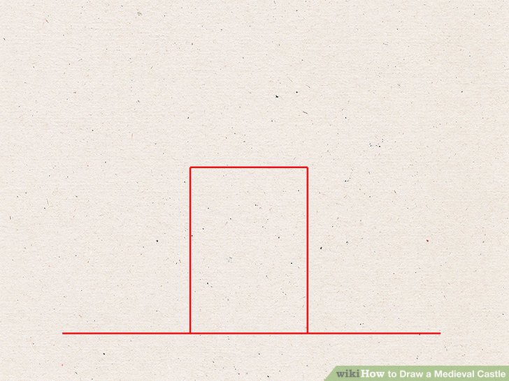 728x546 How To Draw A Medieval Castle 9 Steps (With Pictures)