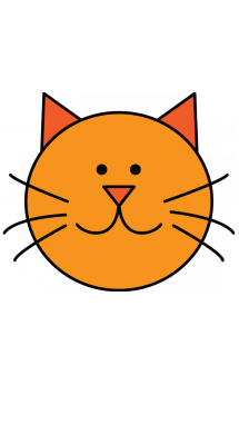 215x382 How To Draw A Cat For Kids, Domestic Animals, Easy Step By Step