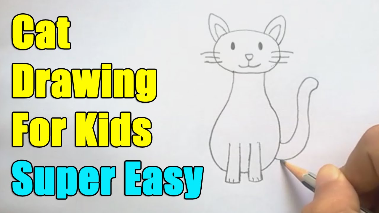 1280x720 How To Draw A Cat For Kids