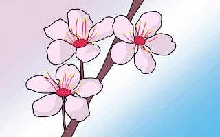 320x200 How To Draw Cherry Blossoms