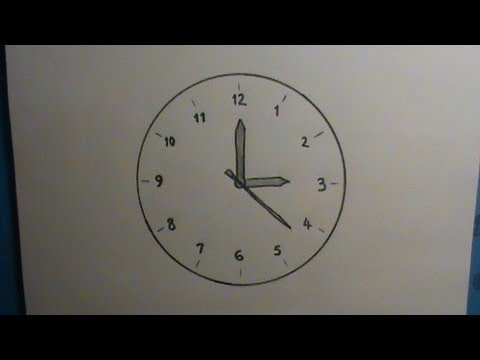480x360 How To Draw A Clock