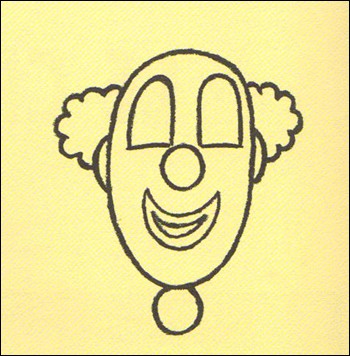 350x356 How To Draw How To Draw A Clown