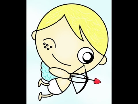 480x360 Learn How To Draw A Simple Cupid For Valentine's Day (2 Of 2)