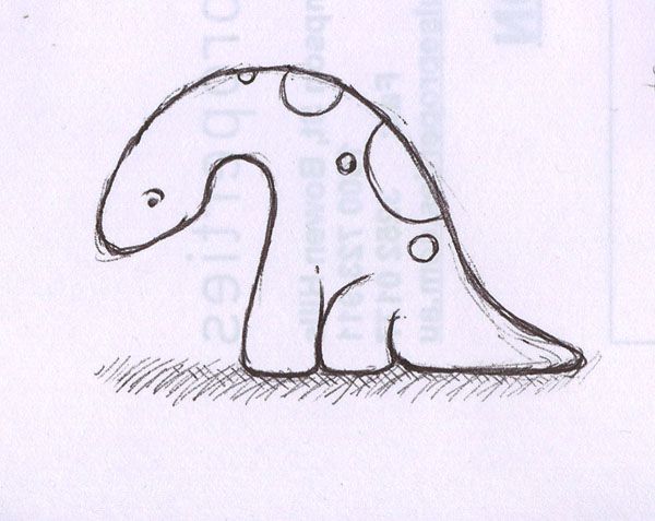 600x477 Dinosaur Drawings