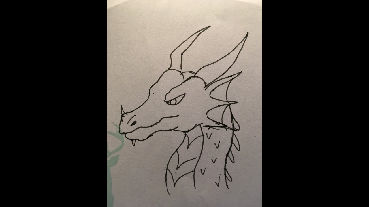 1280x720 How To Draw A Simple Dragon