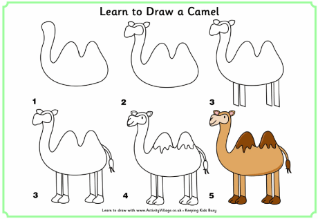 460x317 Learn To Draw A Camel One Of Our Little Guys Loves To Draw