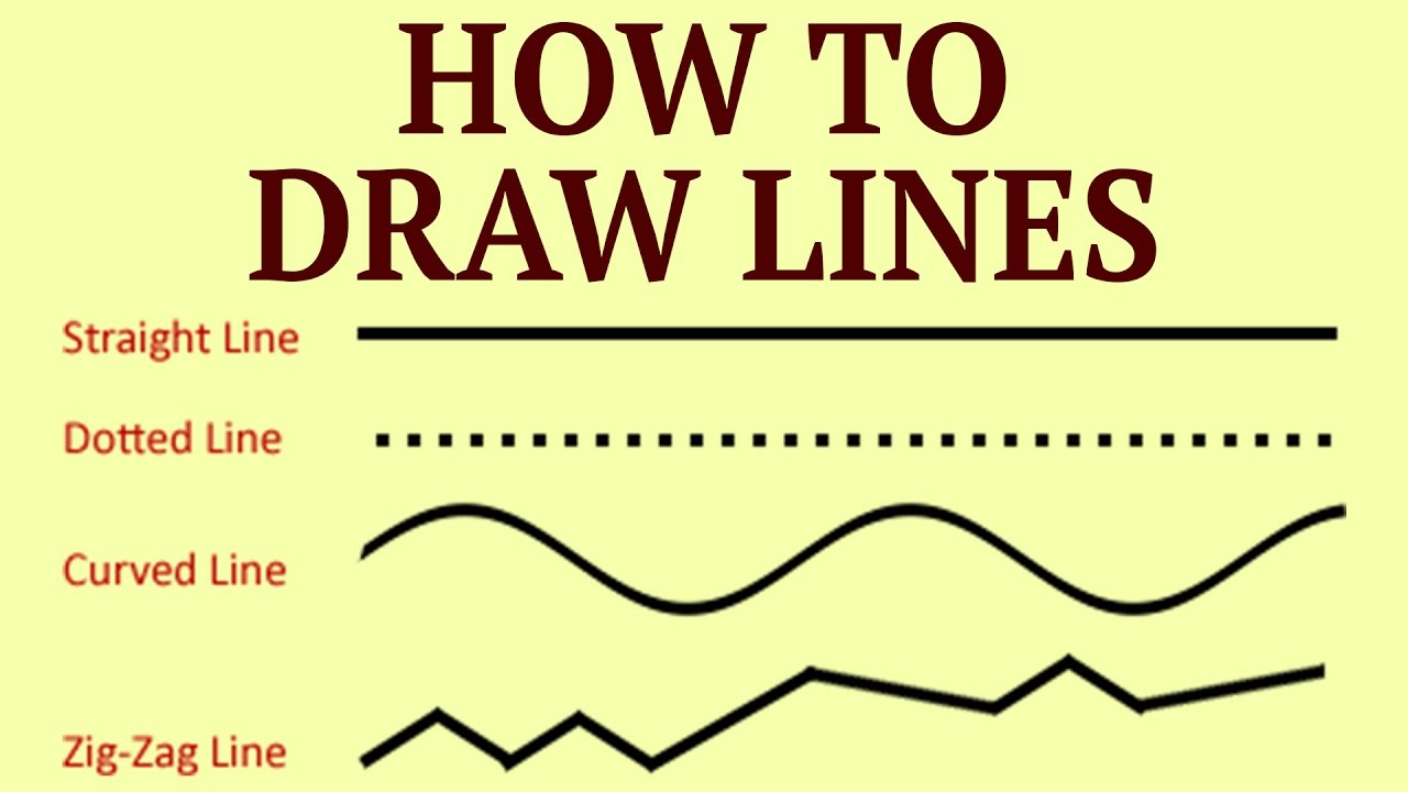 1280x720 Learn How To Draw Lines Drawing Exercises For Kids Basic