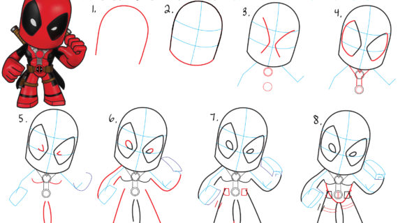 570x320 Simple Drawing Step By Step How To Draw Cartoon Bear Cub