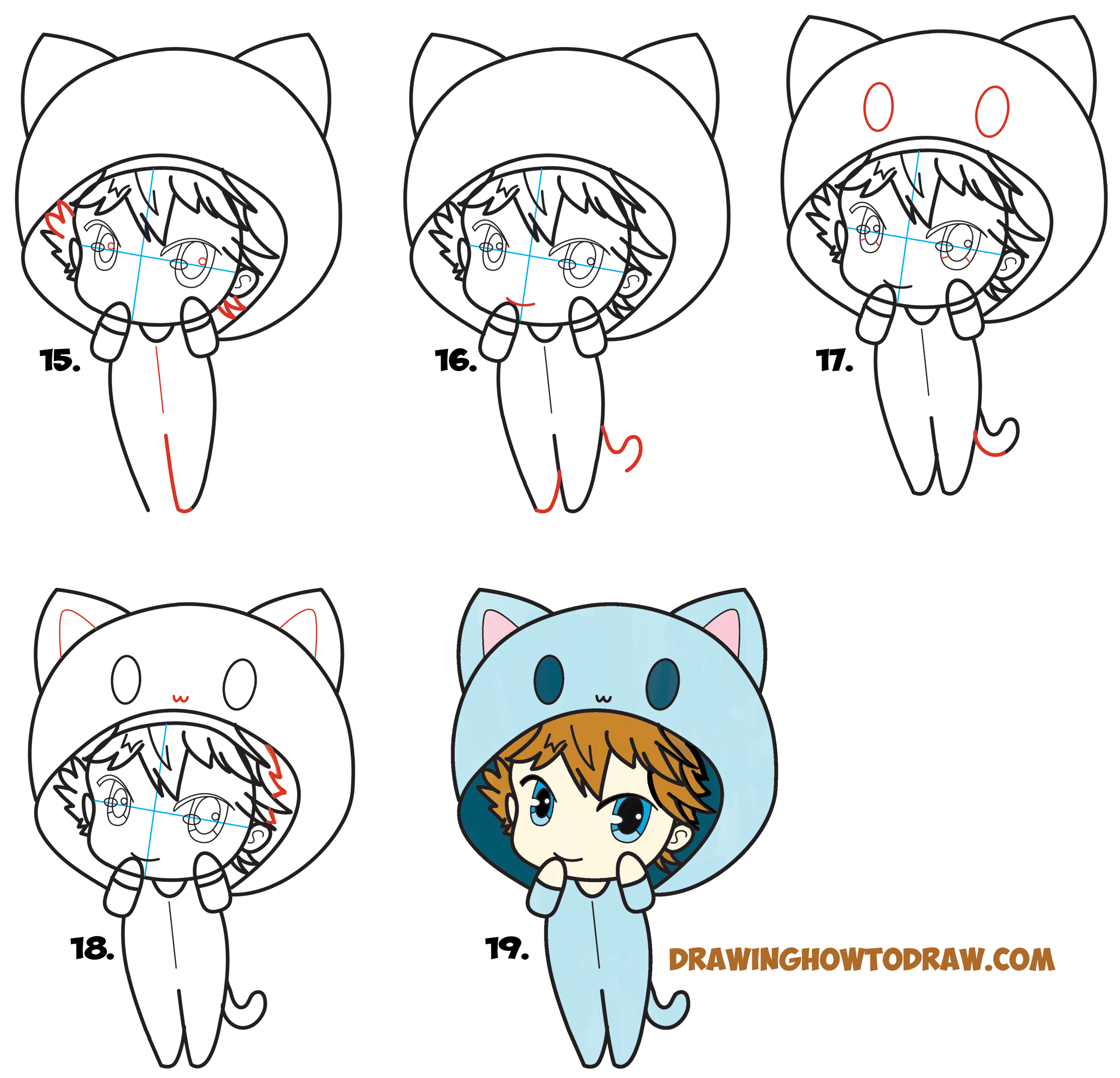 2500x2406 How To Draw A Chibi Boy With Hood