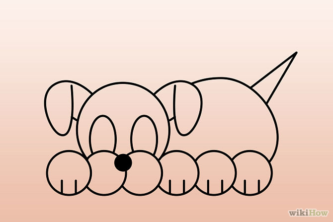 670x447 Draw A Simple Cartoon Dog Simple Cartoon, Cartoon And Dog