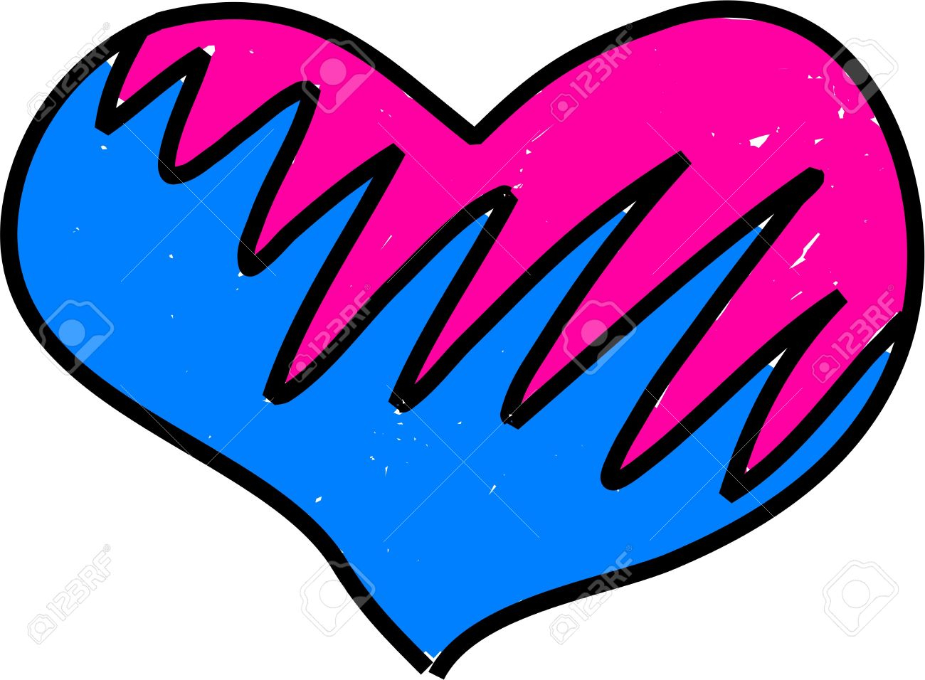 1300x956 Simple Drawing Heart Picture Simple Heart Design Isolated On White