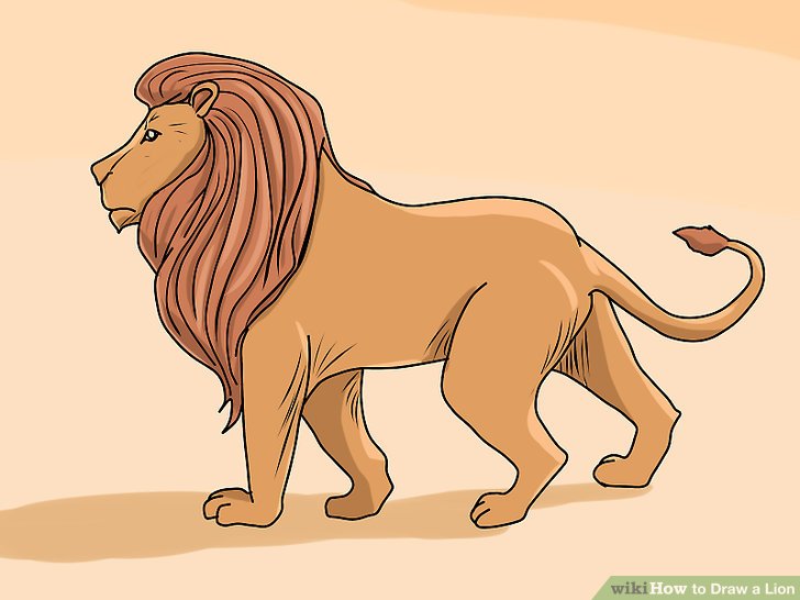 728x546 4 Ways To Draw A Lion