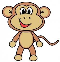 250x258 How To Draw A Cartoon Monkey With This Easy To Follow Step By Step