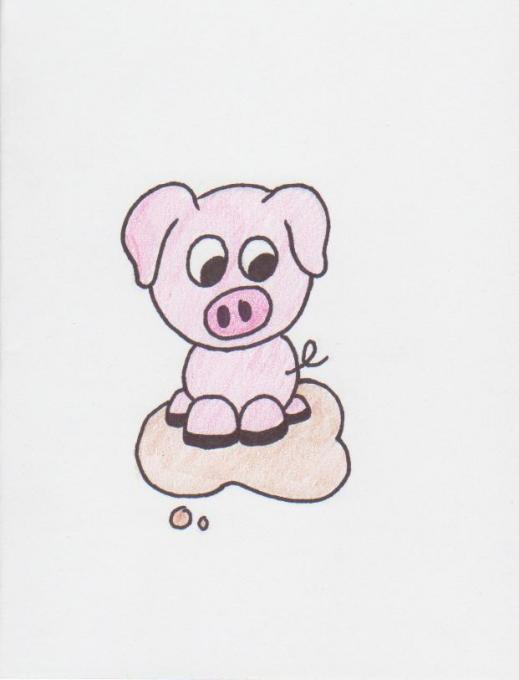 519x680 Pig In Mud. Nature. Drawings. Pictures. Drawings Ideas For Kids