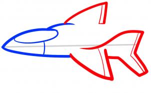 302x186 How To Draw How To Draw A Jet For Kids