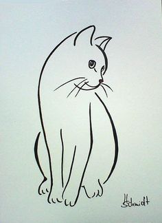 236x324 Cat Drawing