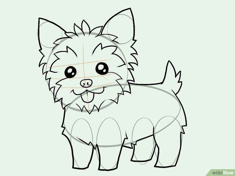760x570 How To Draw A Yorkie (With Pictures)