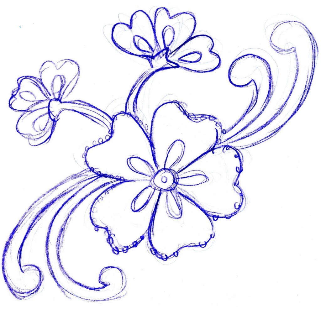 Flowers Drawing: Simple Easy Step by Step | flowers-art-ideas.pages.dev