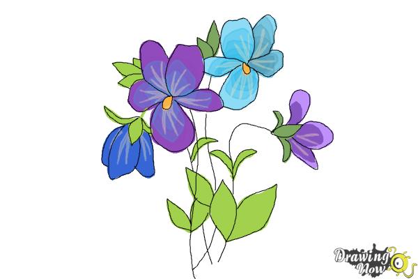 600x400 How To Draw Simple Flowers
