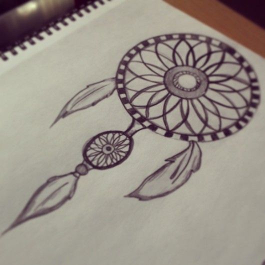 Simple Dreamcatcher Drawing at GetDrawings | Free download