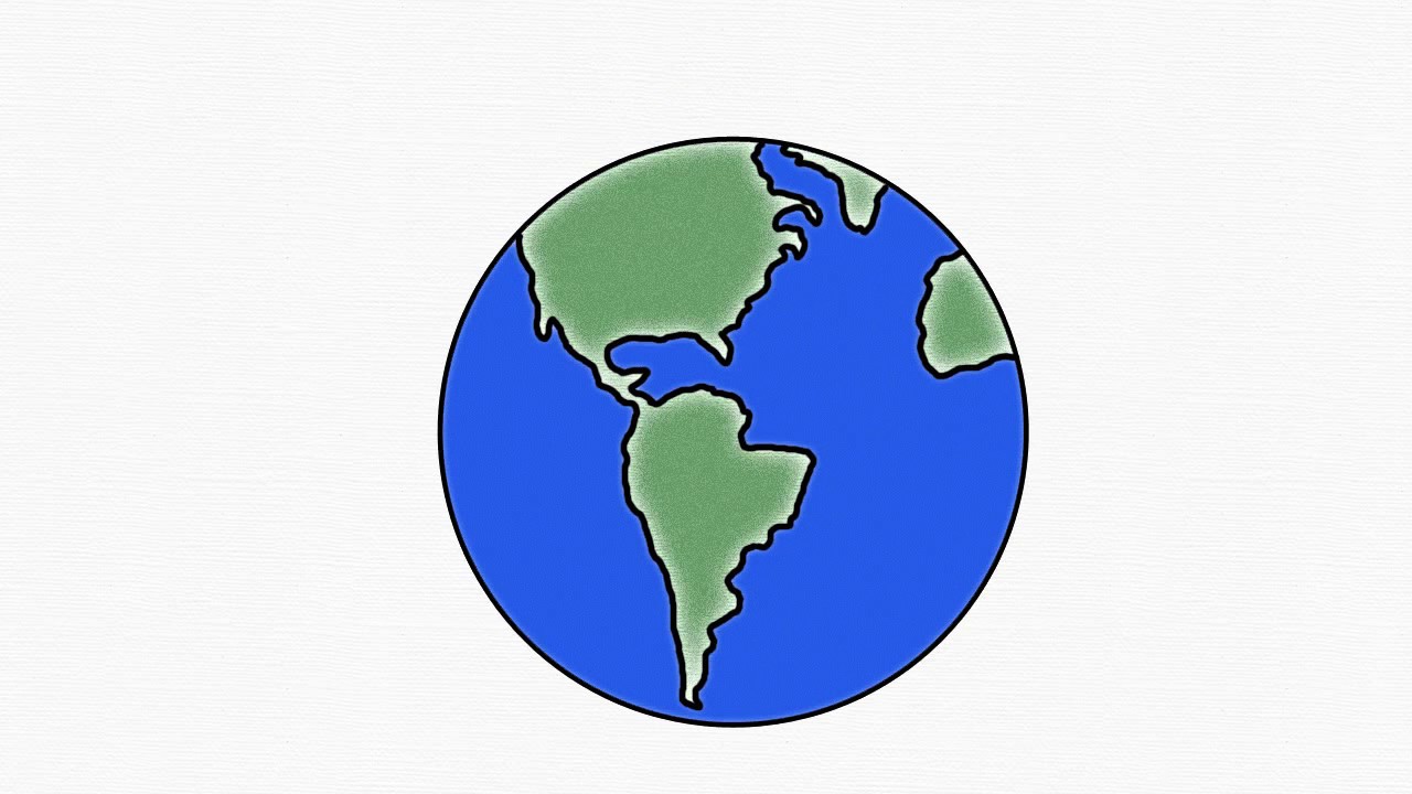 1280x720 How To Draw Earth Save Earth Earth Day Easy Draw