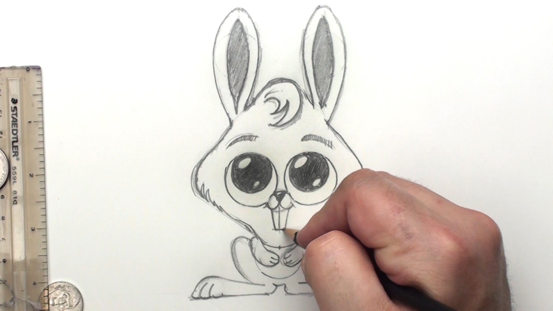 1920x1080 How To Draw A Bunny Rabbit