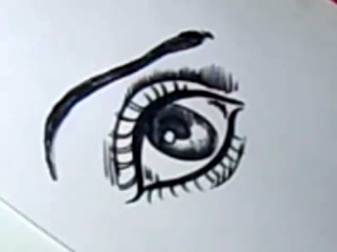 480x360 How To Simple Eye Drawing For Kids Step By Step