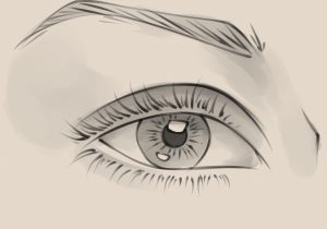 300x210 Simple Eye Sketch