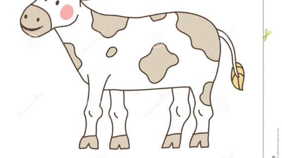 570x320 Simple Drawing Of Cow Cow
