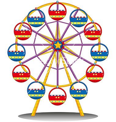 Simple Ferris Wheel Drawing at GetDrawings | Free download