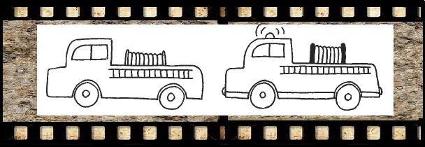 608x210 Abc To Drawing Easy Fire Truck