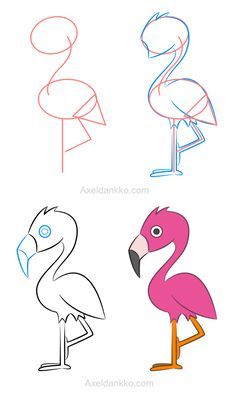 236x398 How To Draw A Flamingo