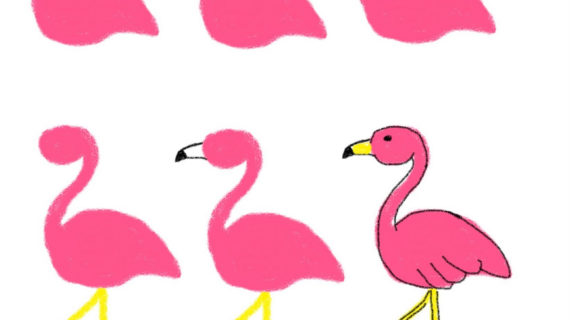570x320 Simple Drawing Of A Palm Tree Palm Tree And Flamingo Cookies