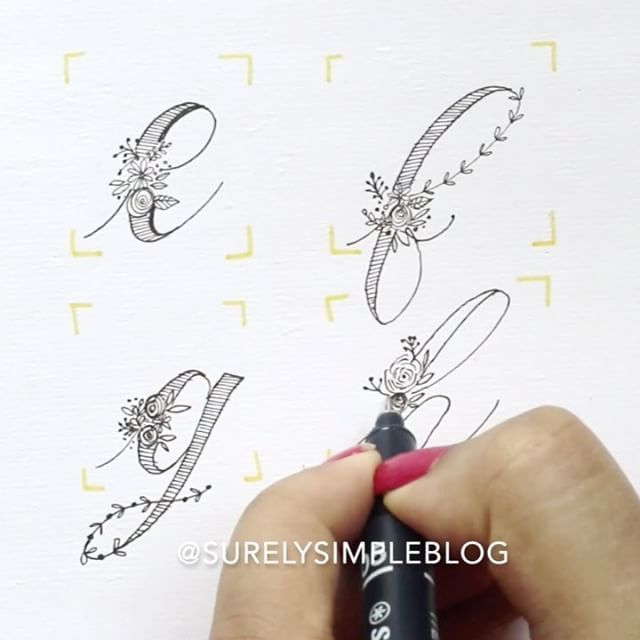 640x640 Requested Video How To Make Floral Letters! Surely Simple Steps