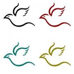 150x150 How To Draw A Simple Flying Bird Drawing In 26 Seconds Youtube