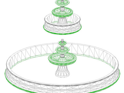 400x300 Simple Water Fountain Drawing, Water Fountain Design Drawings