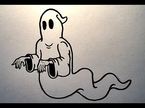 480x360 How To Draw A Simple Ghost (Easy)