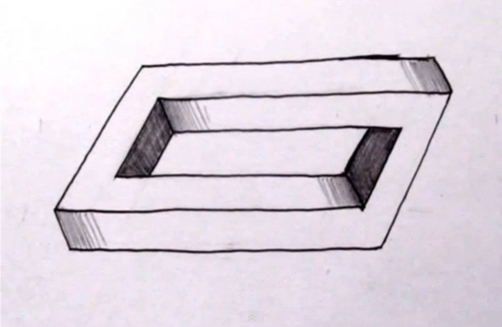 1024x667 How To Draw A Penrose Rectangle Amp Other Impossible Objects