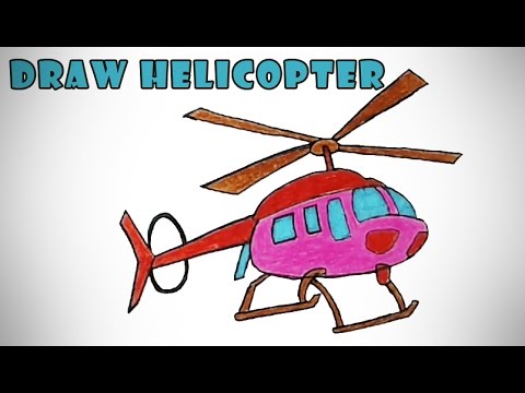 480x360 How To Draw An Helicopter