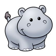 Simple Hippo Drawing at GetDrawings | Free download