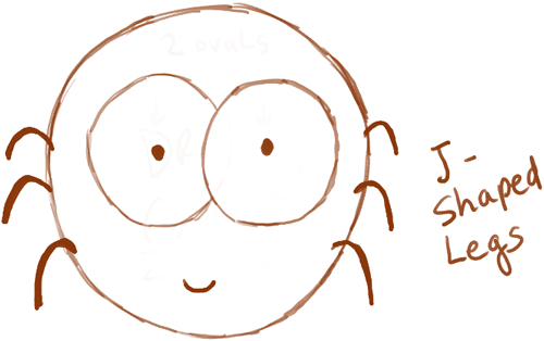 500x314 How To Draw A Cute Cartoon Bug For Kids