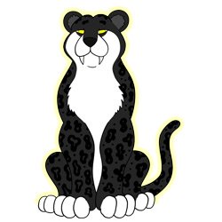250x250 Cartoon Jaguar Step By Step Drawing Lesson