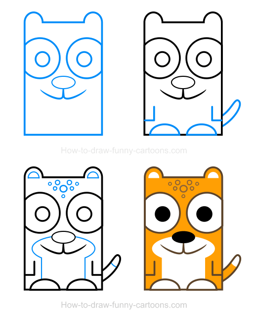 520x648 How To Draw A Jaguar Imaginative. Simple Drawings