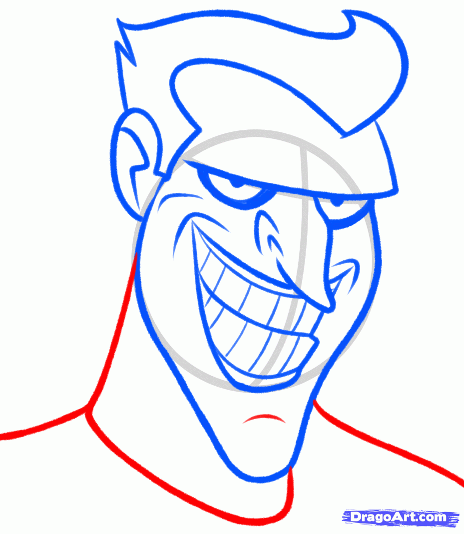 929x1069 Step 6. How To Draw Joker Easy Random Geekery