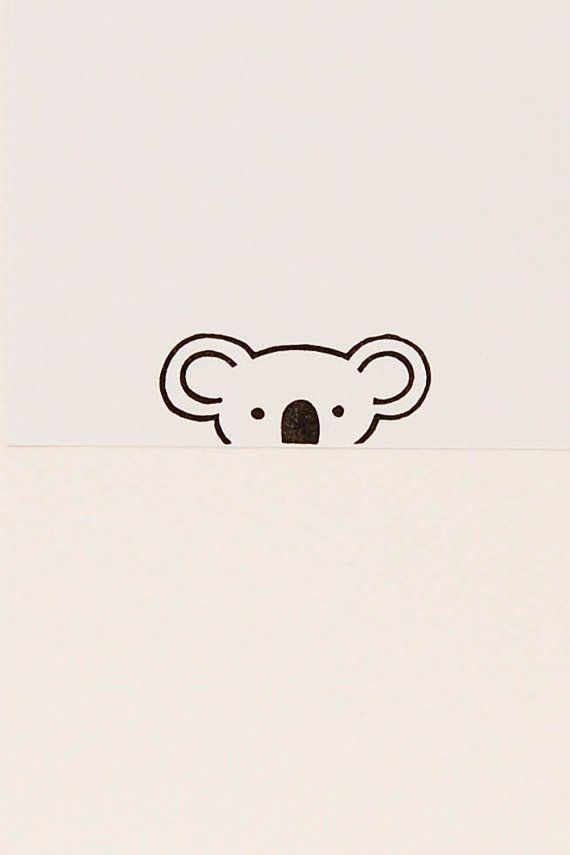 570x855 A Friendly Koala Peek A Boo Stamp