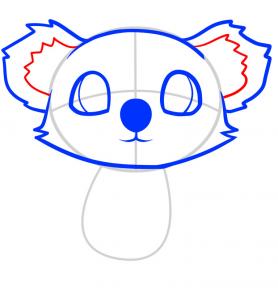278x302 How To Draw How To Draw A Koala For Kids